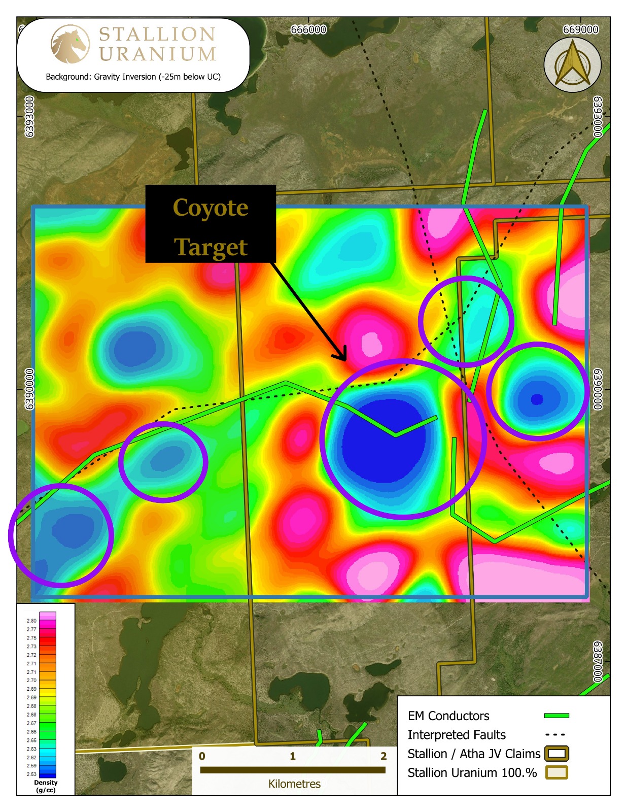 Stallion Uranium Announces the Completion of Coyote Project 3D Gravity Inversion
