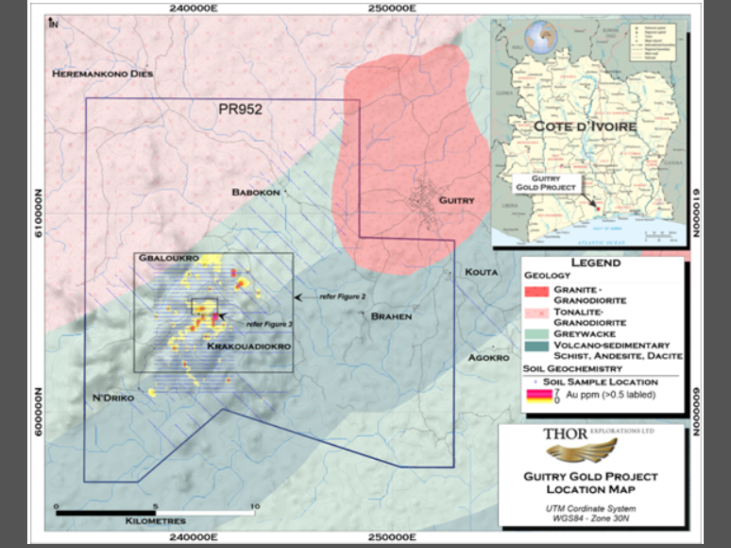 Thor discovers multiple high-grade gold zones in Côte d’Ivoire