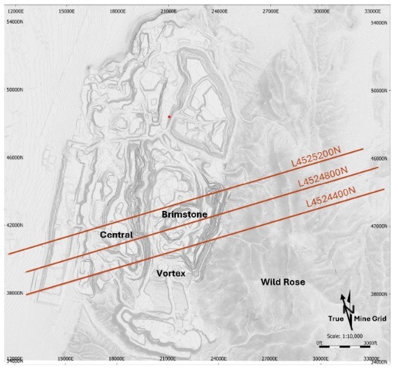 Hycroft Announces Potential Feeder Identified in Brimstone Geophysics