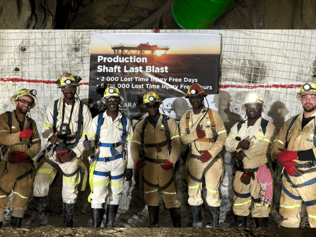 UMS’ shaft sinking at Karowe aids in achieving last blast