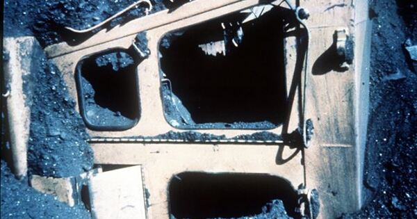 Bulldozer enters coal valve void, operator avoids injury