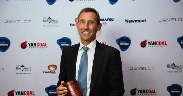 Jake Klein honoured with NSW mining award