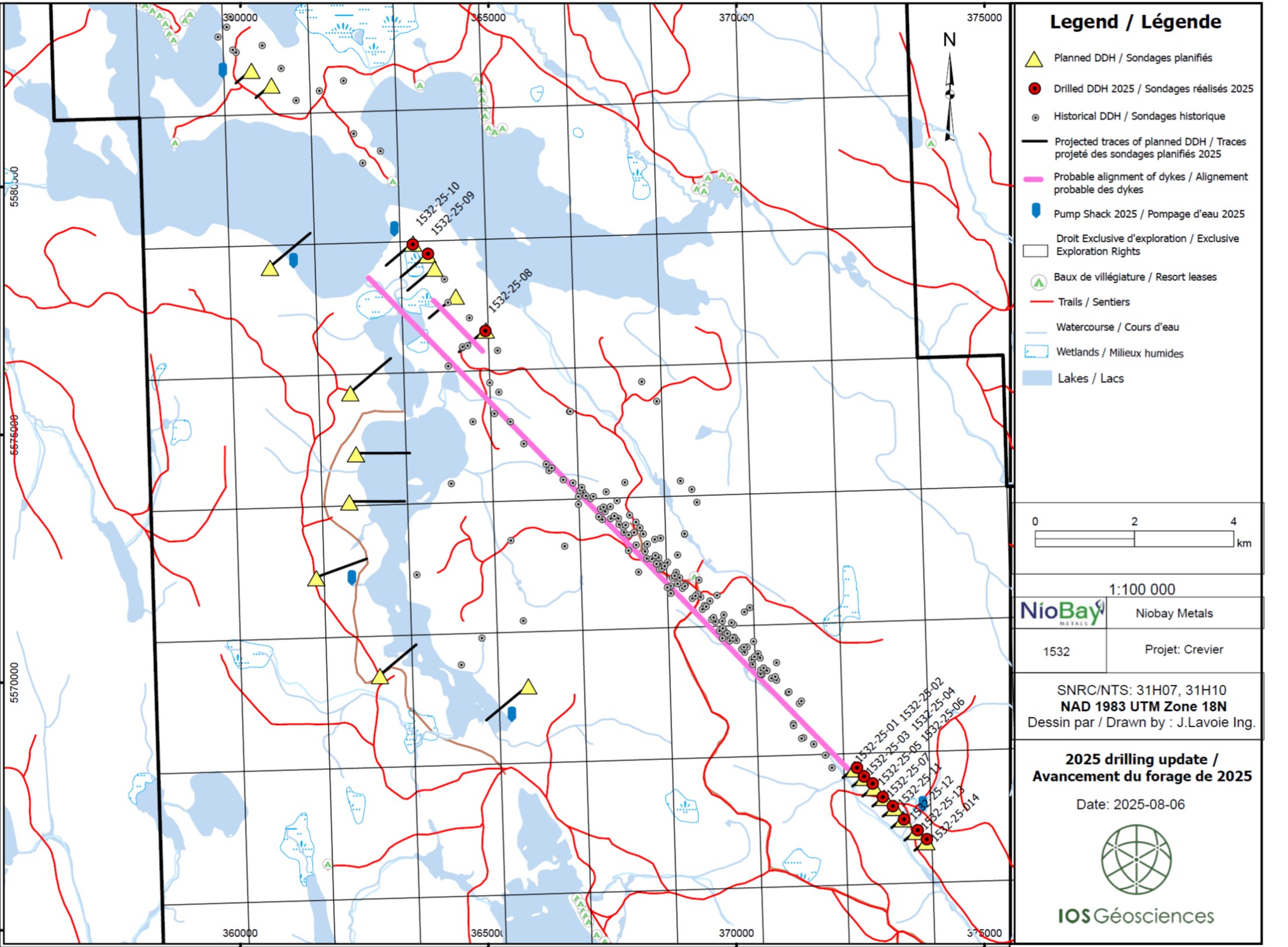 NioBay Metals Announces Additional Mineralized Intersections