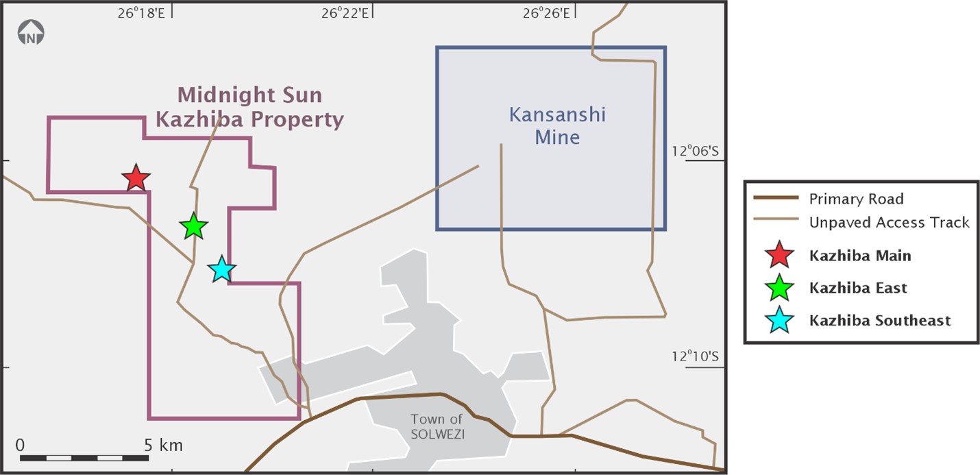 Midnight Sun Announces Resource Estimate for Kazhiba Main Copper Oxide Deposit