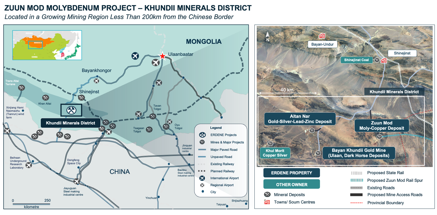 Erdene Expands Mineralization at Zuun Mod Molybedenum-Copper Project